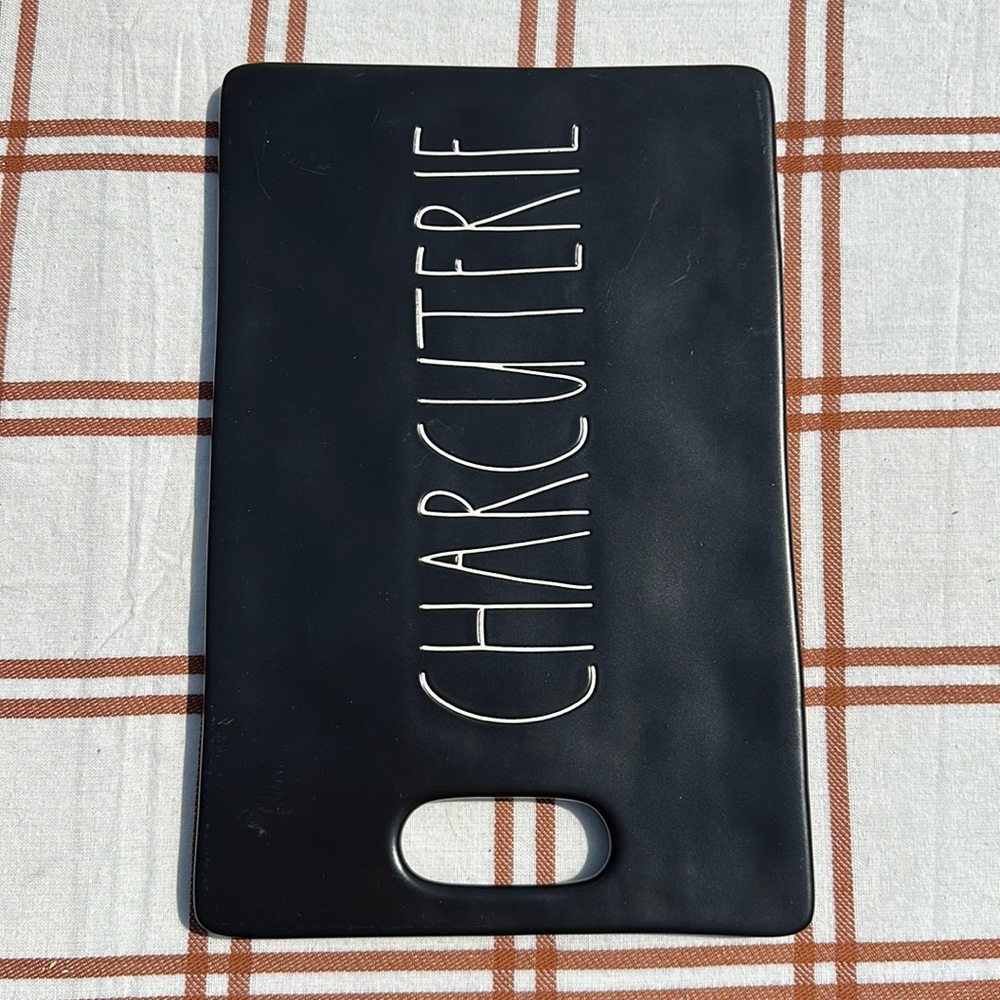 Rae Dunn Charcuterie Board - Black